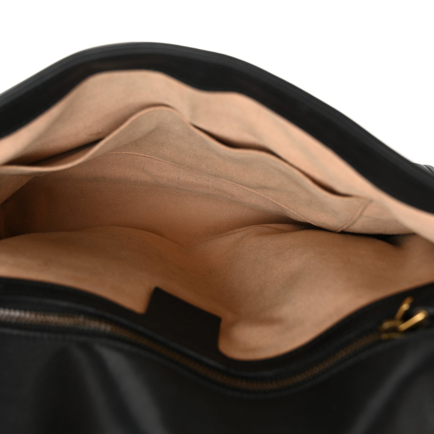 Calfskin Matelasse Medium GG Marmont Shoulder Bag Black