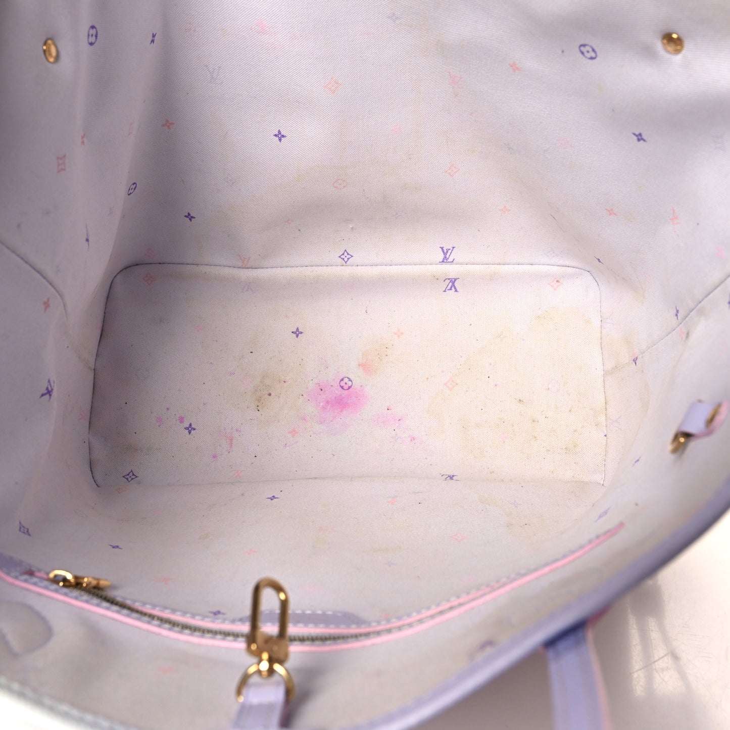 Monogram Giant Spring In The City Neverfull MM Sunrise Pastel