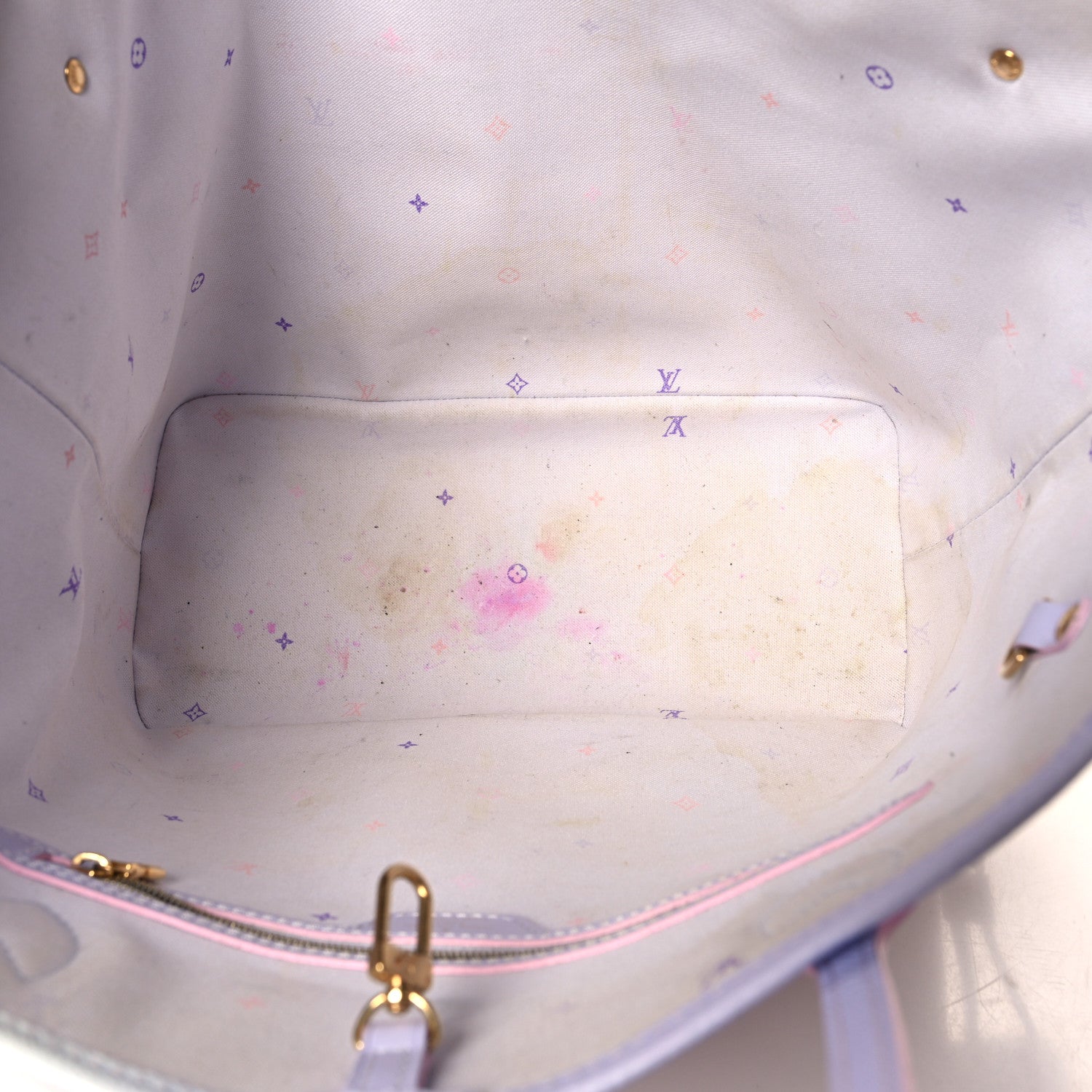 Louis Vuitton Monogram Giant Spring In The City Neverfull MM Sunrise Pastel 5 of 11