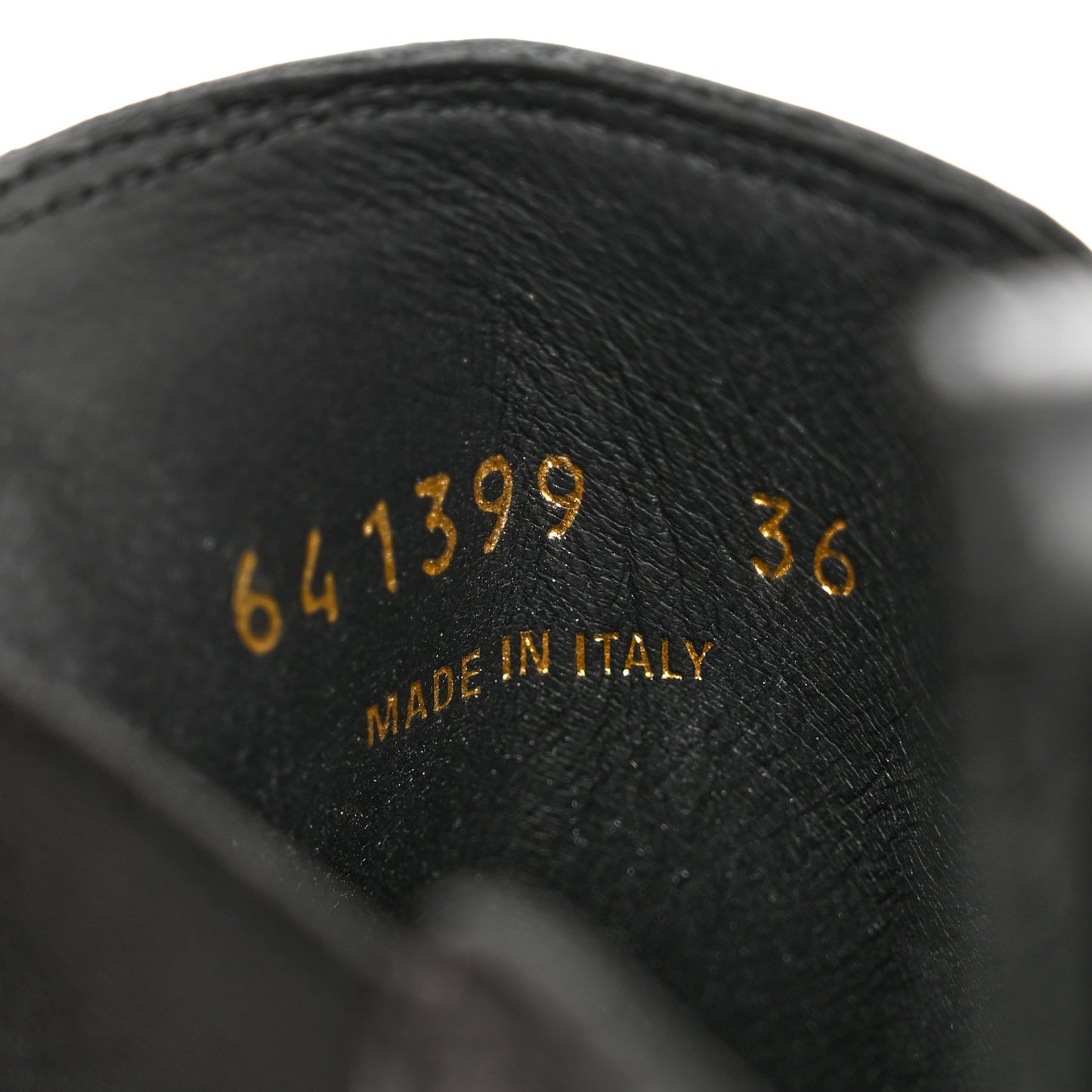 Jive Smooth Calfskin Logo Embossed Womens Tractor 20mm Chelsea Boots 36 Black