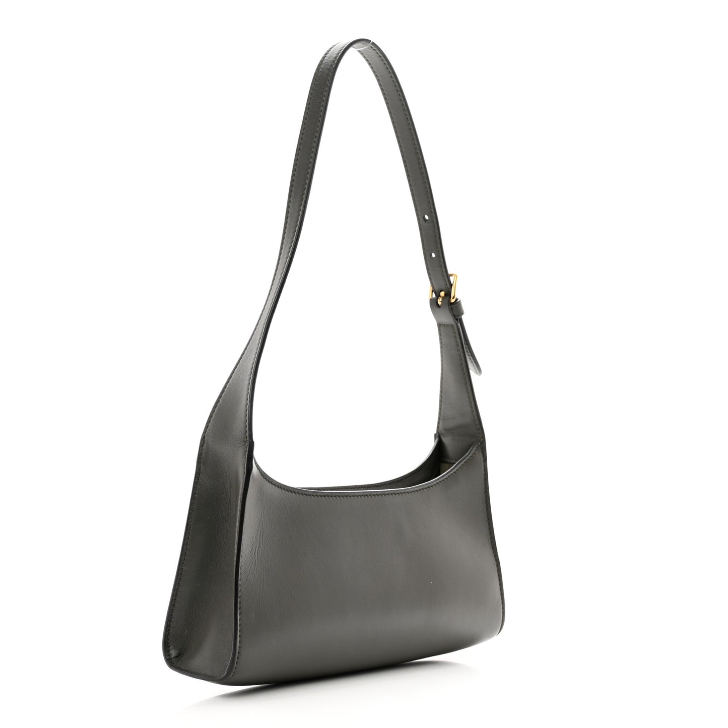 Smooth Calfskin Cuir Triomphe Shoulder Bag Black
