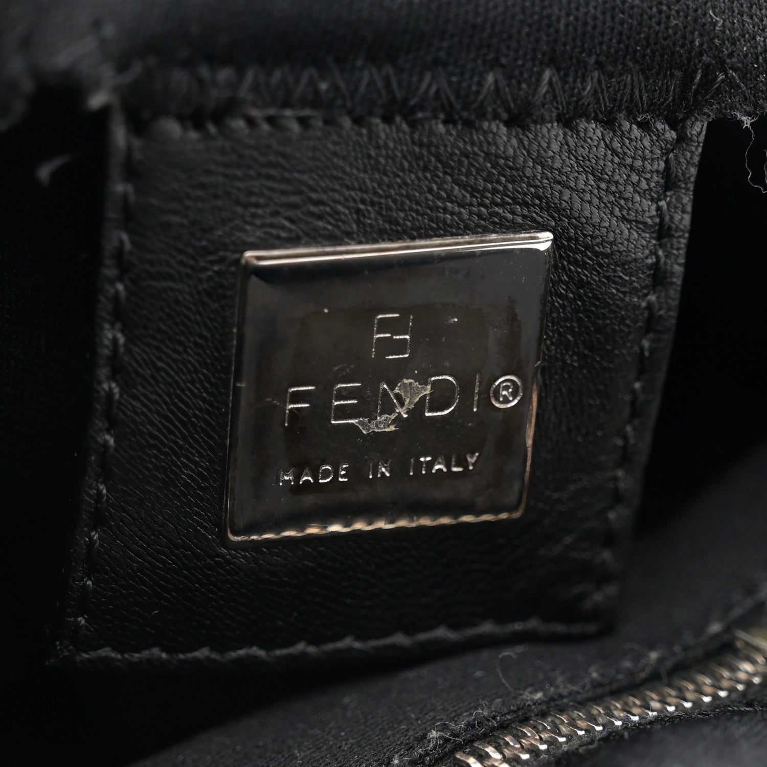 Fendi Neoprene Baguette Black 6 of 13