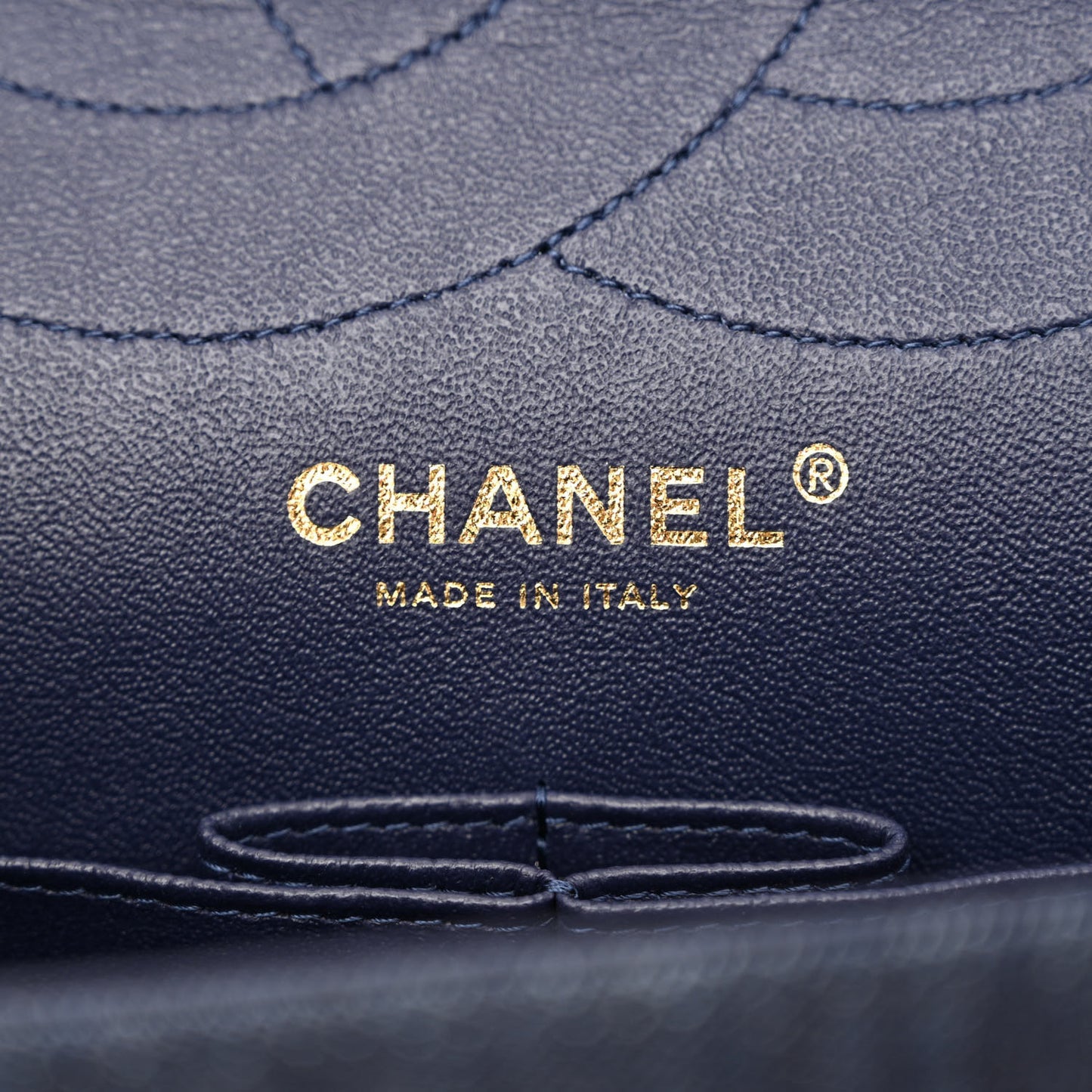 Denim Quilted 2.55 Reissue 225 Flap Dark Blue