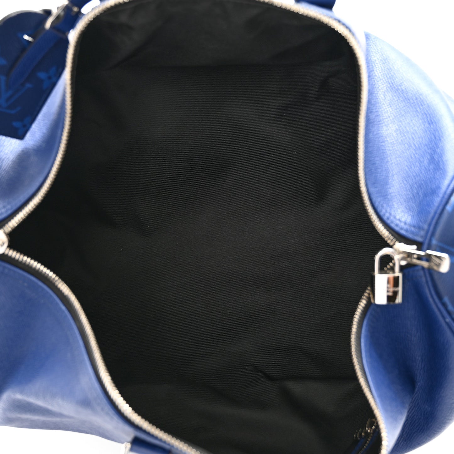 Taiga Monogram Eclipse Keepall Bandouliere 50 Pacific Blue