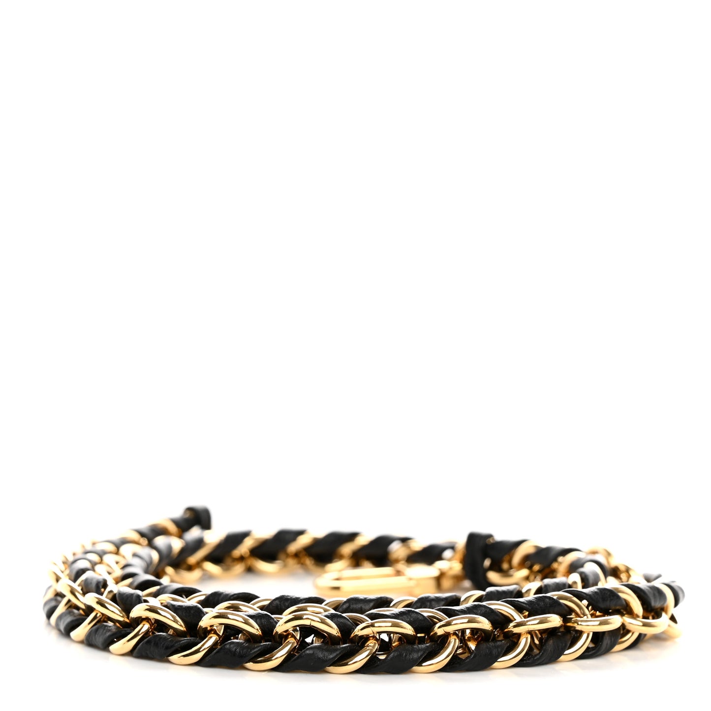 Calfskin Multi Pochette Chain Shoulder Strap Black Gold