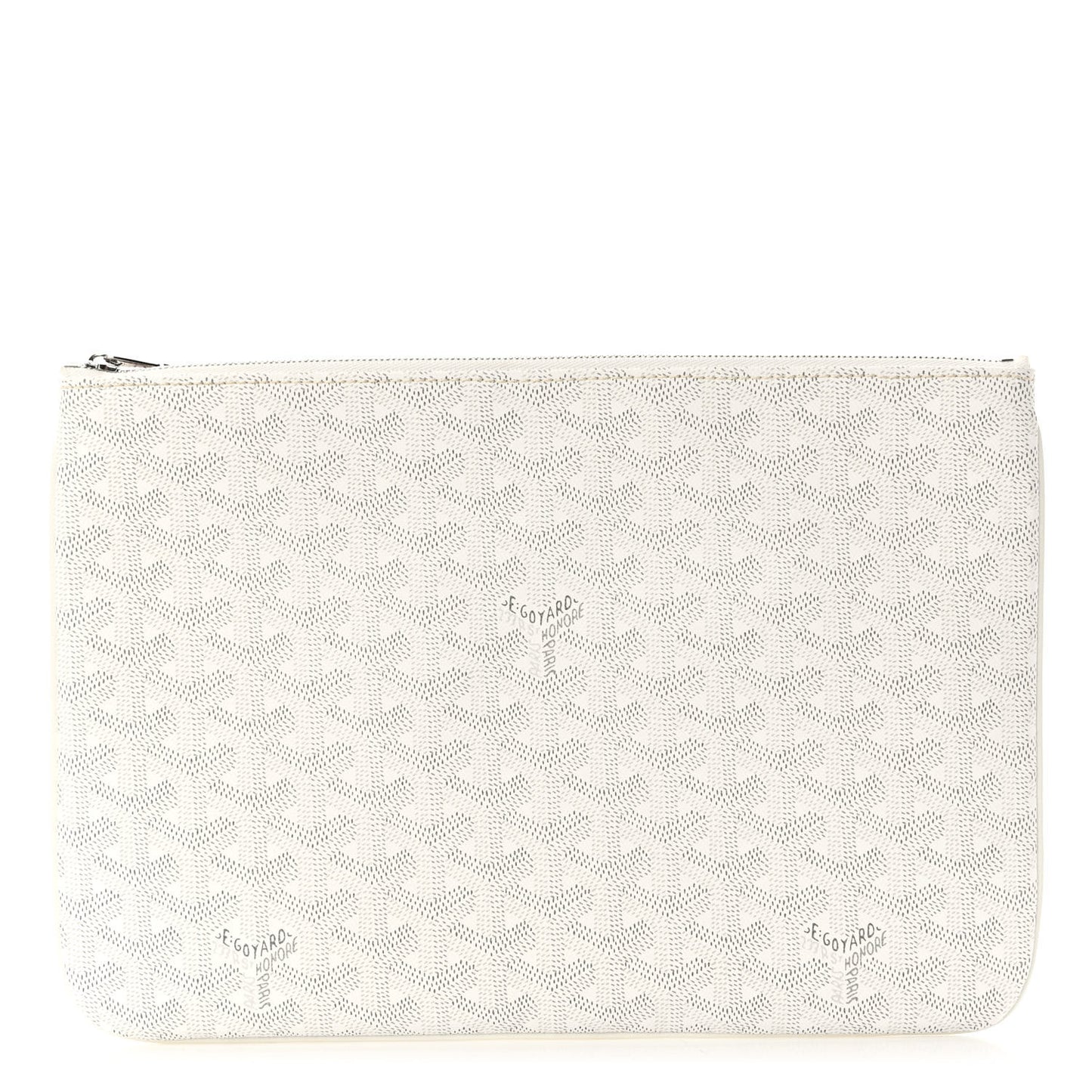 Goyardine Senat Pochette MM White
