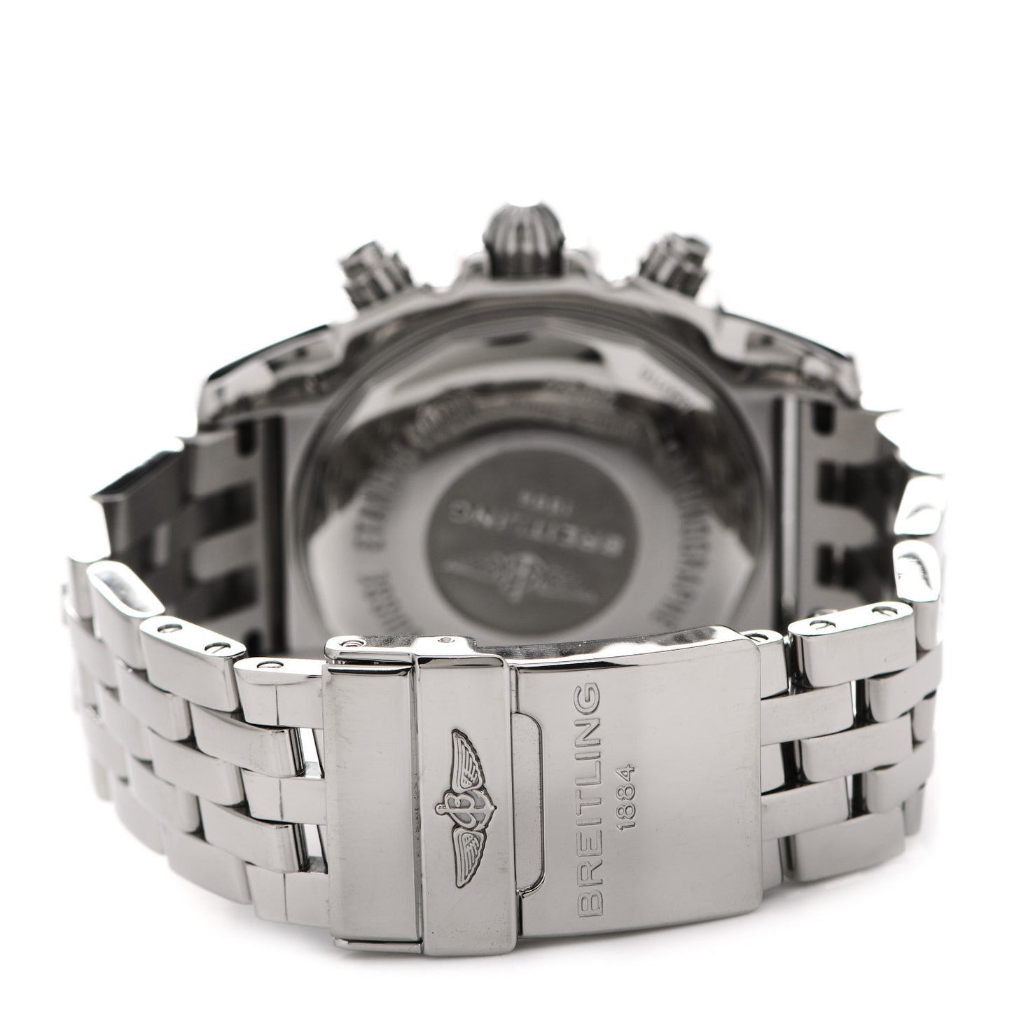 Stainless Steel Mother of Pearl 44mm Chronomat Automatic Watch AB0110