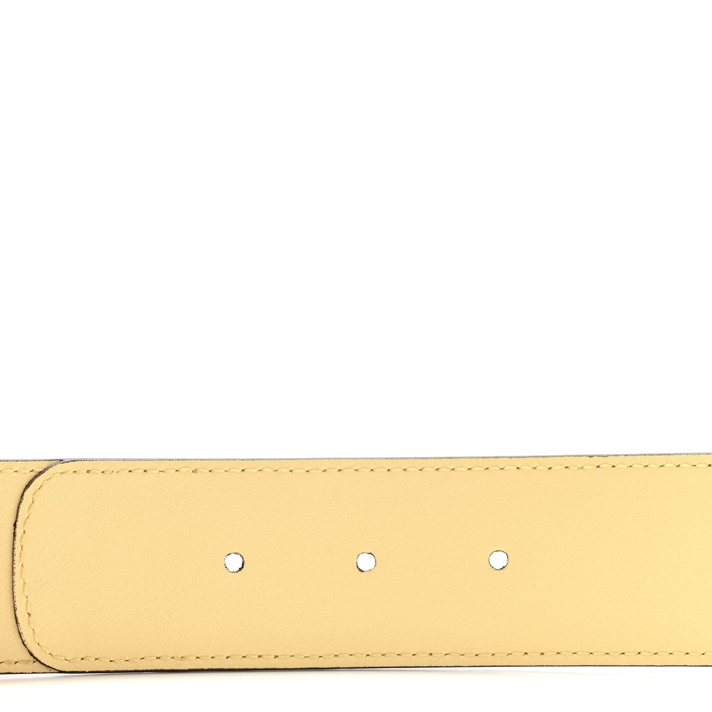 Ostrich Snakeskin Double G 40mm Belt 95 38 Gold Cloud Butter Ivory Paradise Cloud