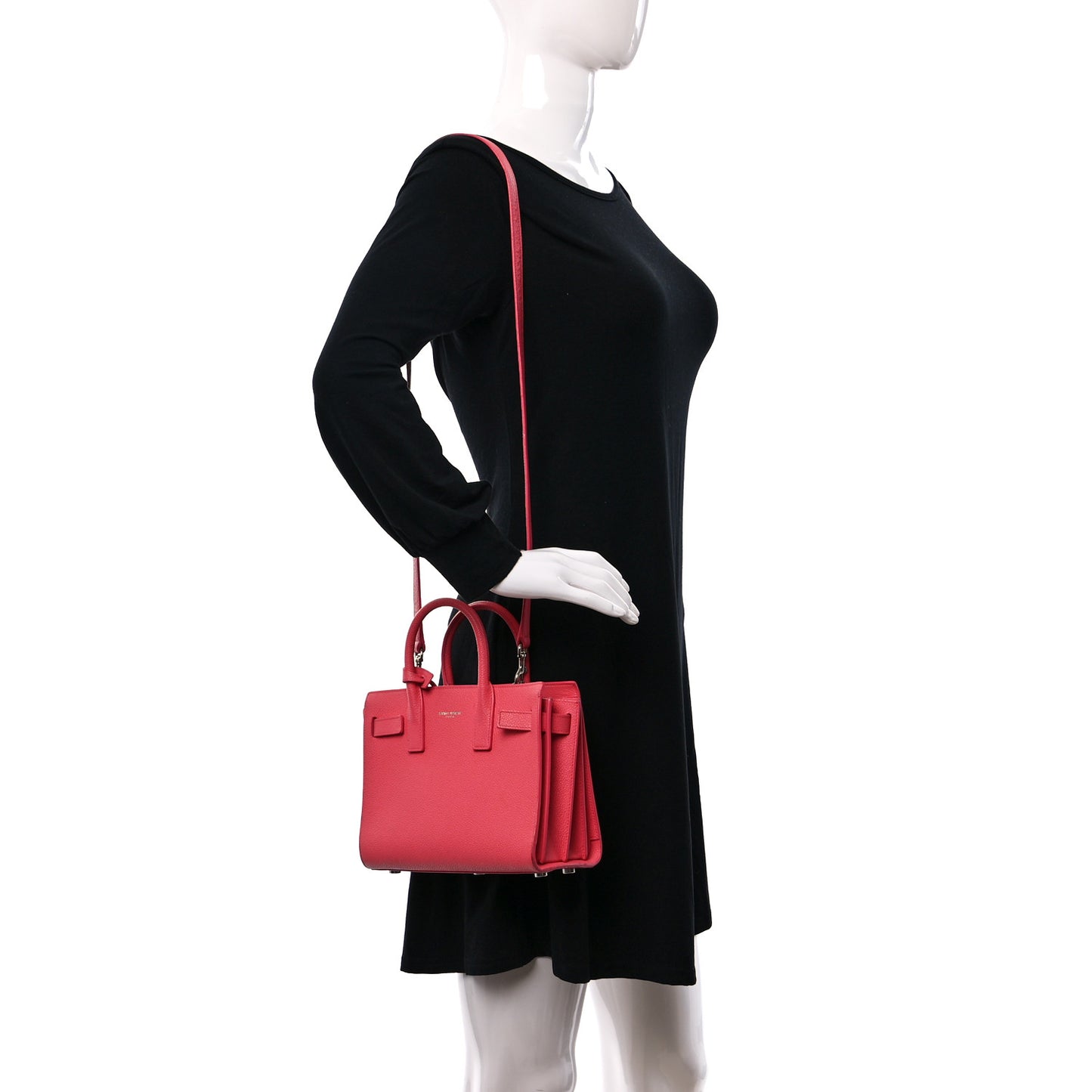 Calfskin Nano Sac De Jour Rose Clair