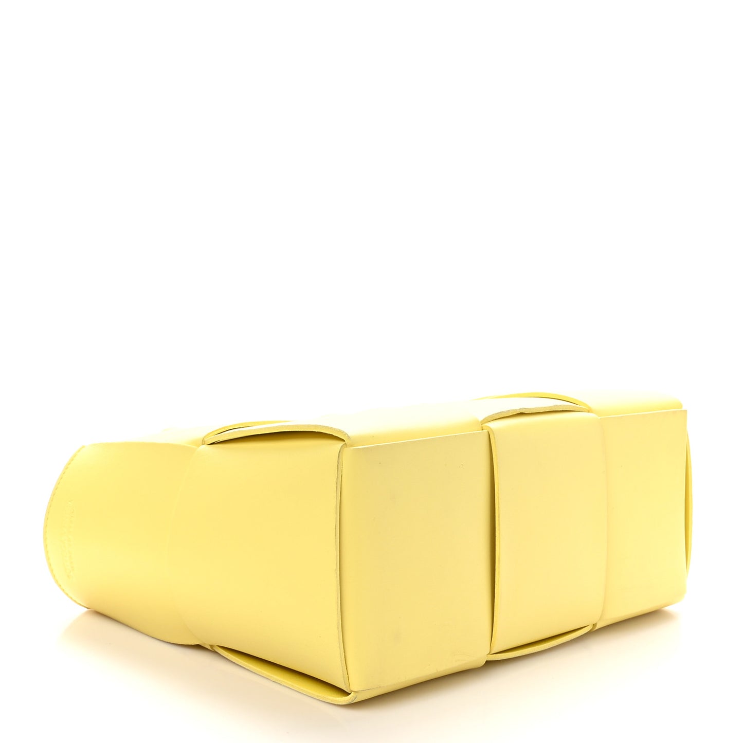 Nappa Maxi Intrecciato Small Arco Tote Yellow