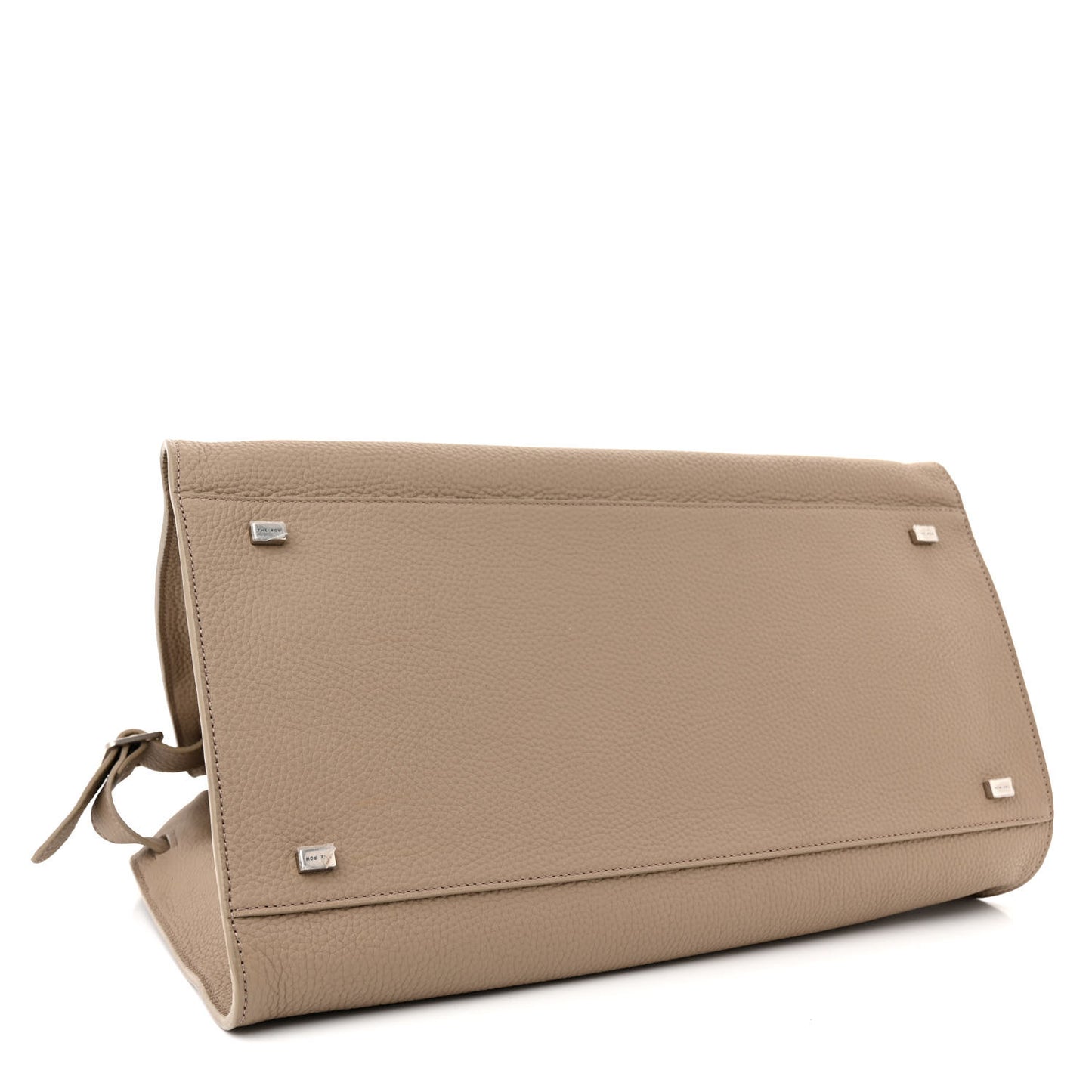 Matte Grained Calfskin Soft Margaux 15 Dark Taupe
