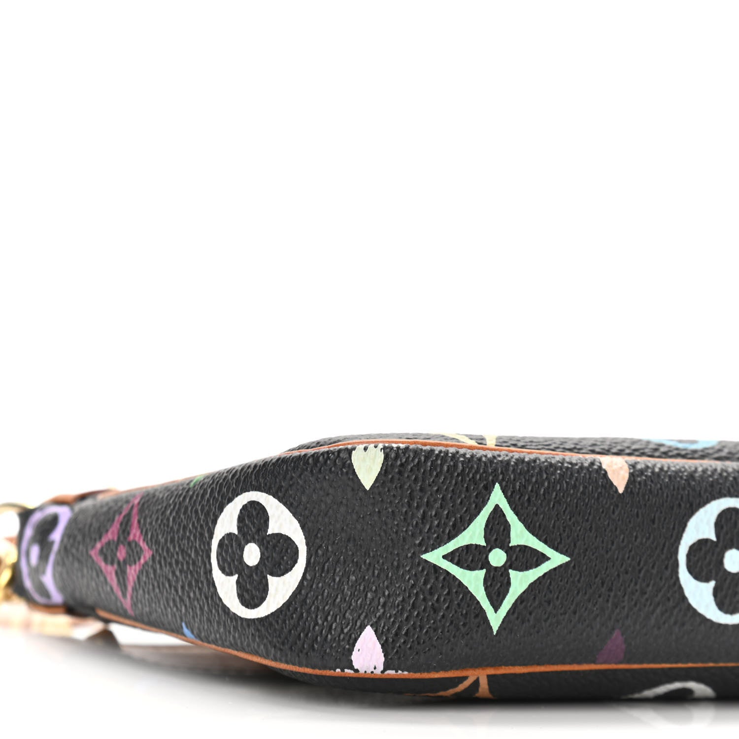 Louis Vuitton Monogram Multicolor Pochette Accessories Black 8 of 10