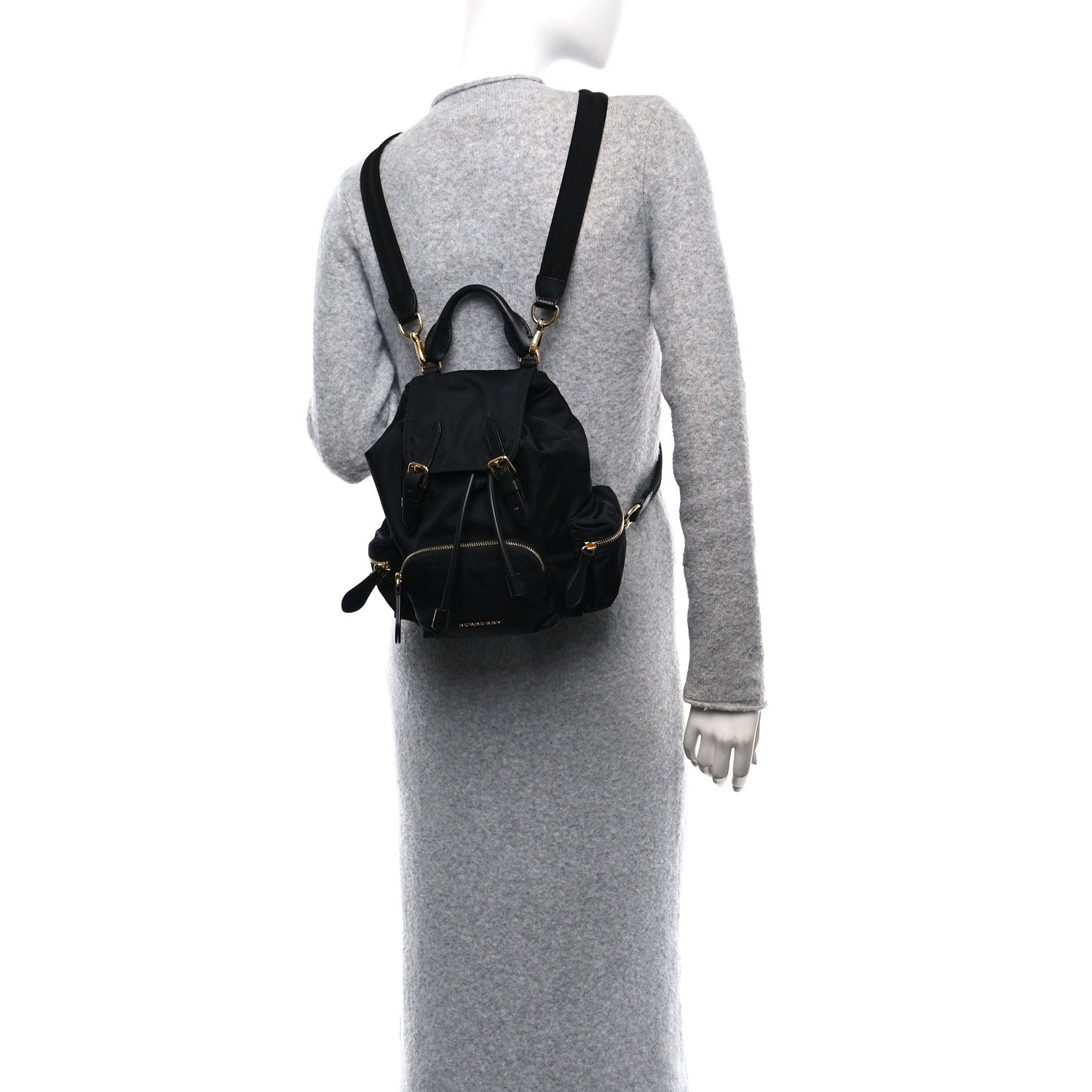 Burberry Nylon Small Crossbody Rucksack Backpack Black 2 of 10