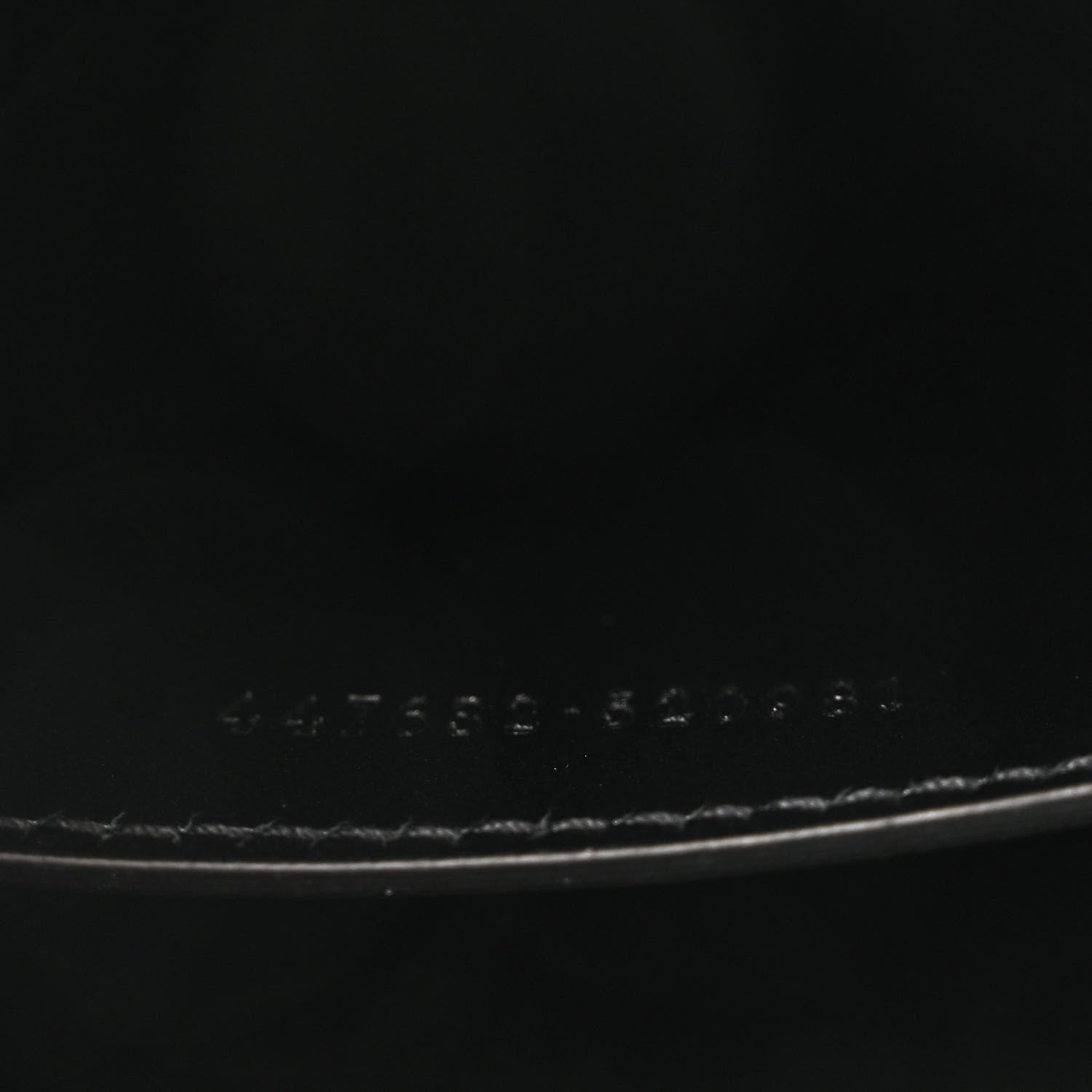 Gucci Calfskin Matelasse Monochrome Small GG Marmont Chain Shoulder Bag Black 6 of 9