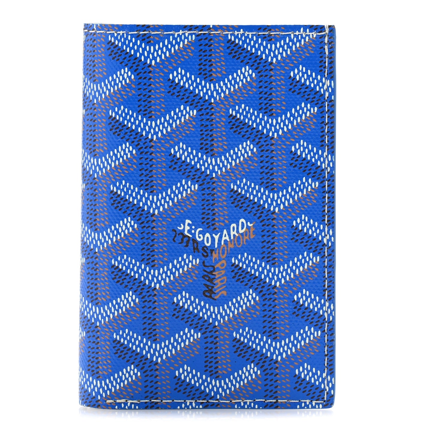 Goyardine Saint Pierre Card Holder Blue