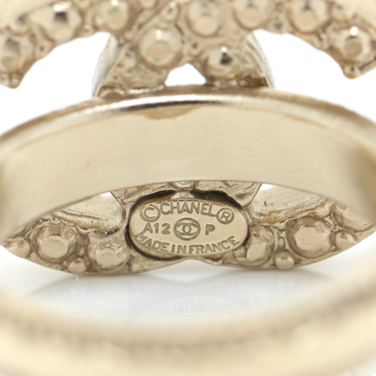 Pearl CC Ring 5.5 Gold Rose Dore