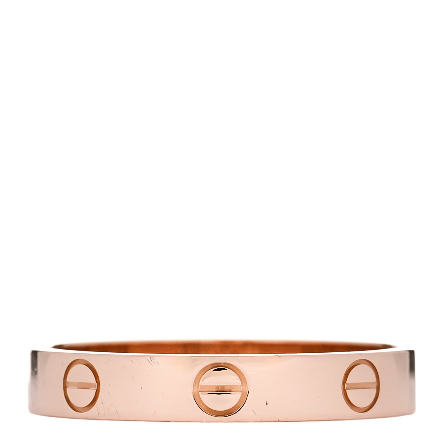 Cartier 18K Pink Gold 3.5mm LOVE Wedding Band Ring 60 9.25 3 of 4