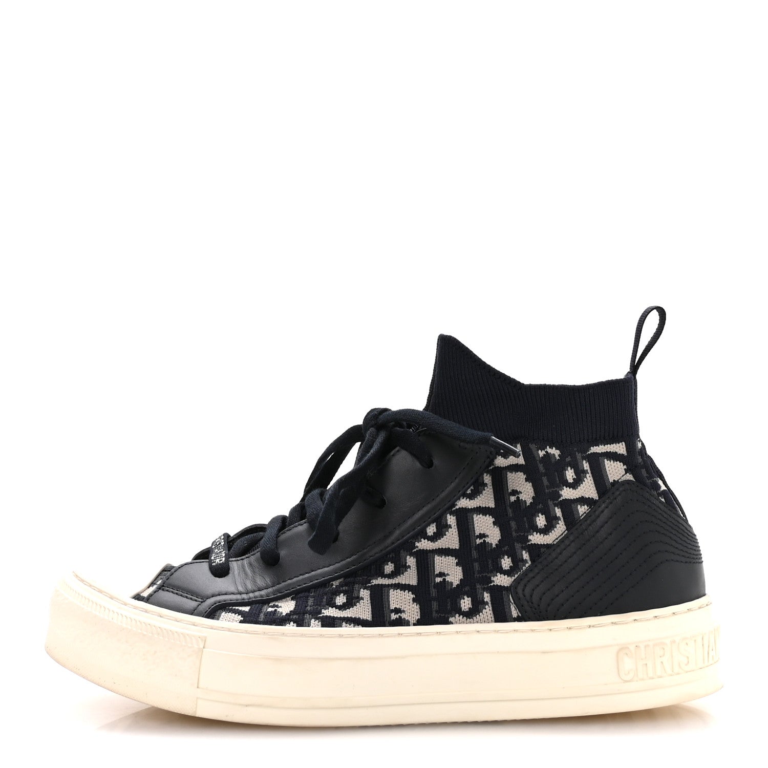 Christian Dior Technical Knit Calfskin Oblique Womens Walk'n Dior