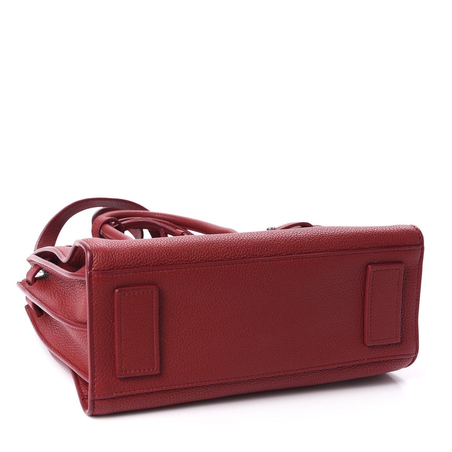Grained Calfskin Baby Sac De Jour Souple Red