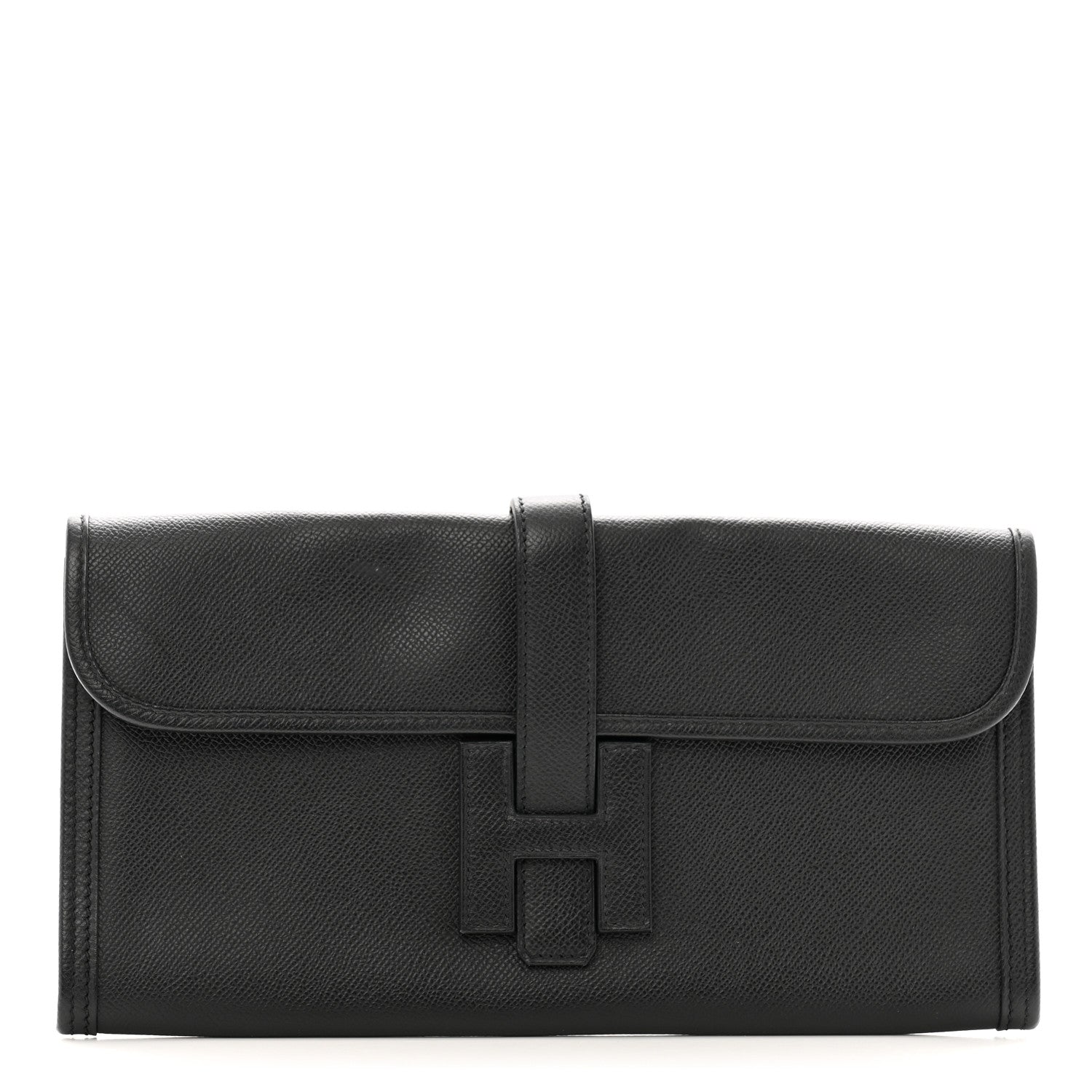 Hermes Epsom Jige Elan 29 Clutch Black 1674955 – FASHIONPHILE