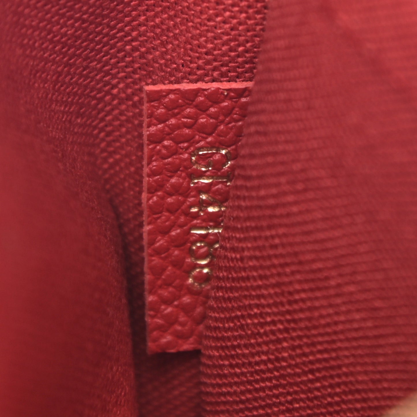 Monogram Pallas Clutch Cherry