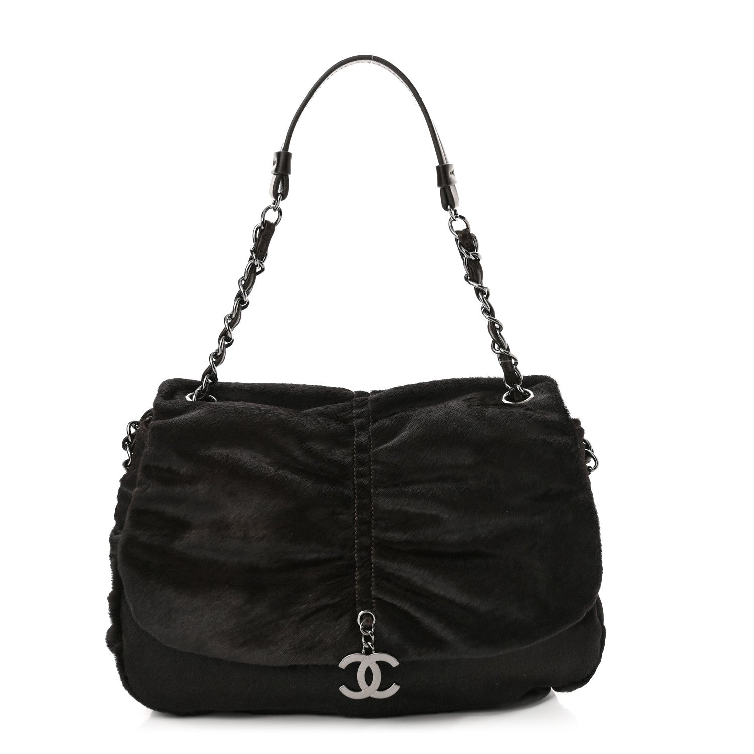 Chanel Pony Hair Sharpei Flap Tote Black 1188488 – FASHIONPHILE