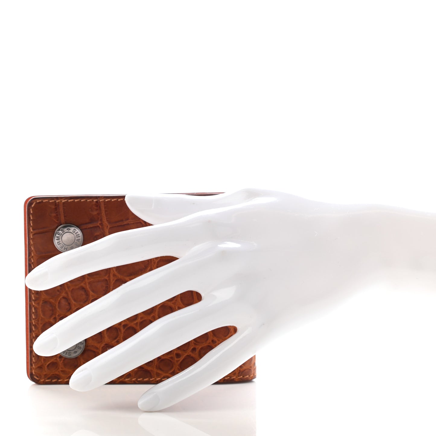 Matte Alligator Clou de Selle Cufflinks