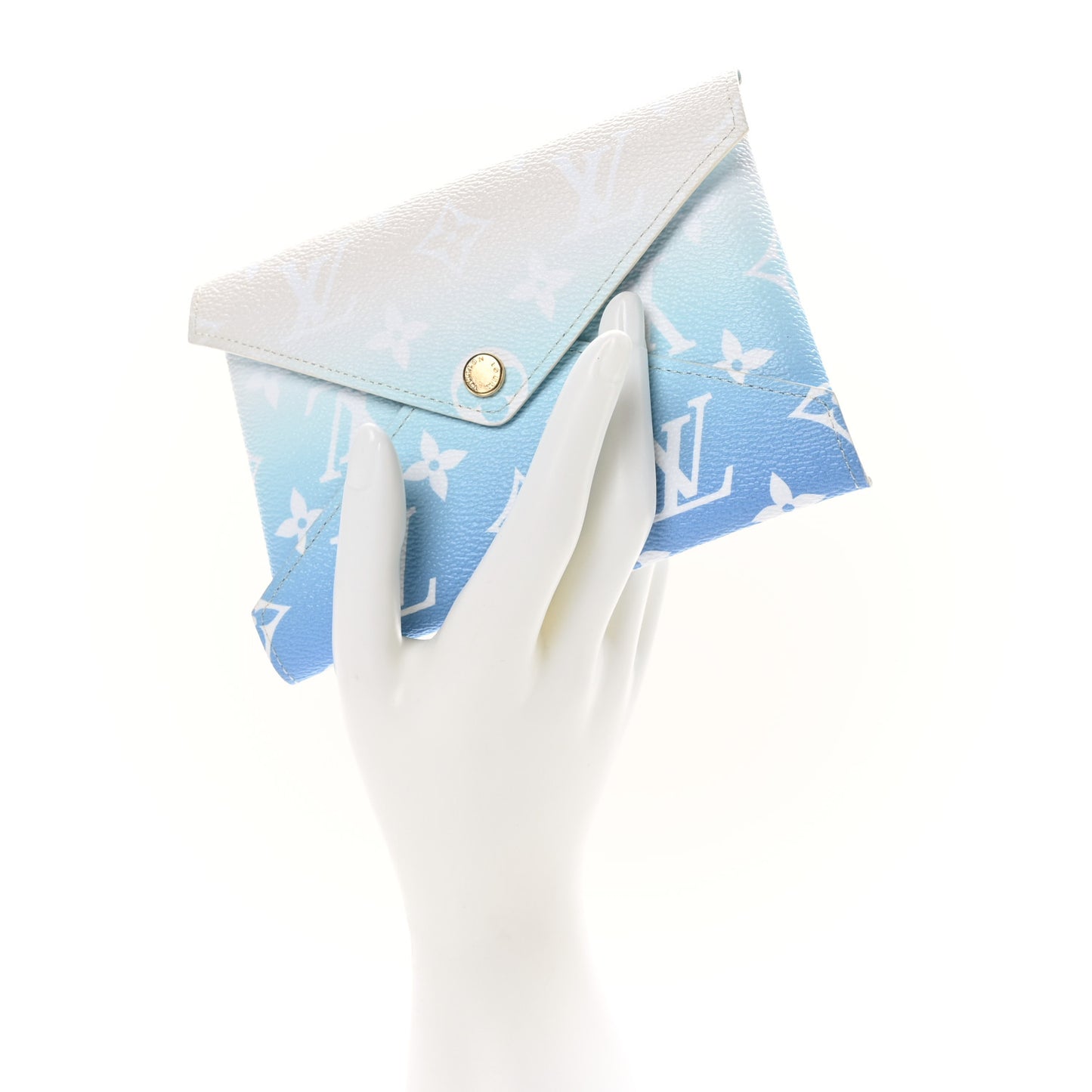 Monogram Giant By The Pool Medium Kirigami Pochette Insert Blue Mist