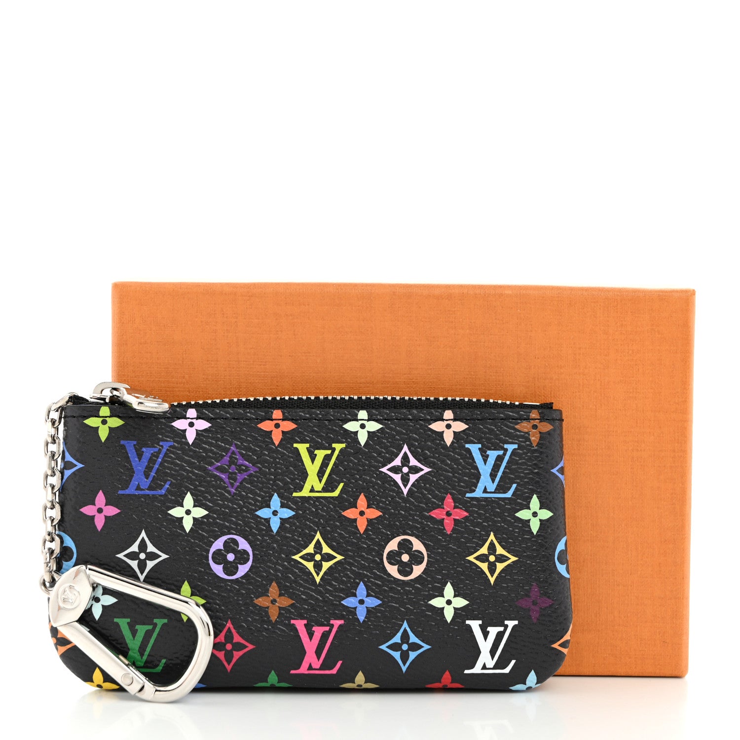 Louis Vuitton LV X TM Monogram Multicolor Key Pouch Black 7 of 7