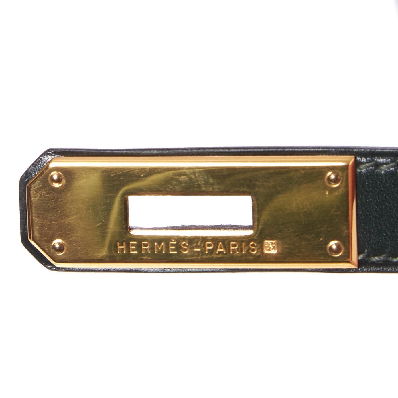 Hermes Box Kelly Sellier 32 Vert Fonce 27 of 31