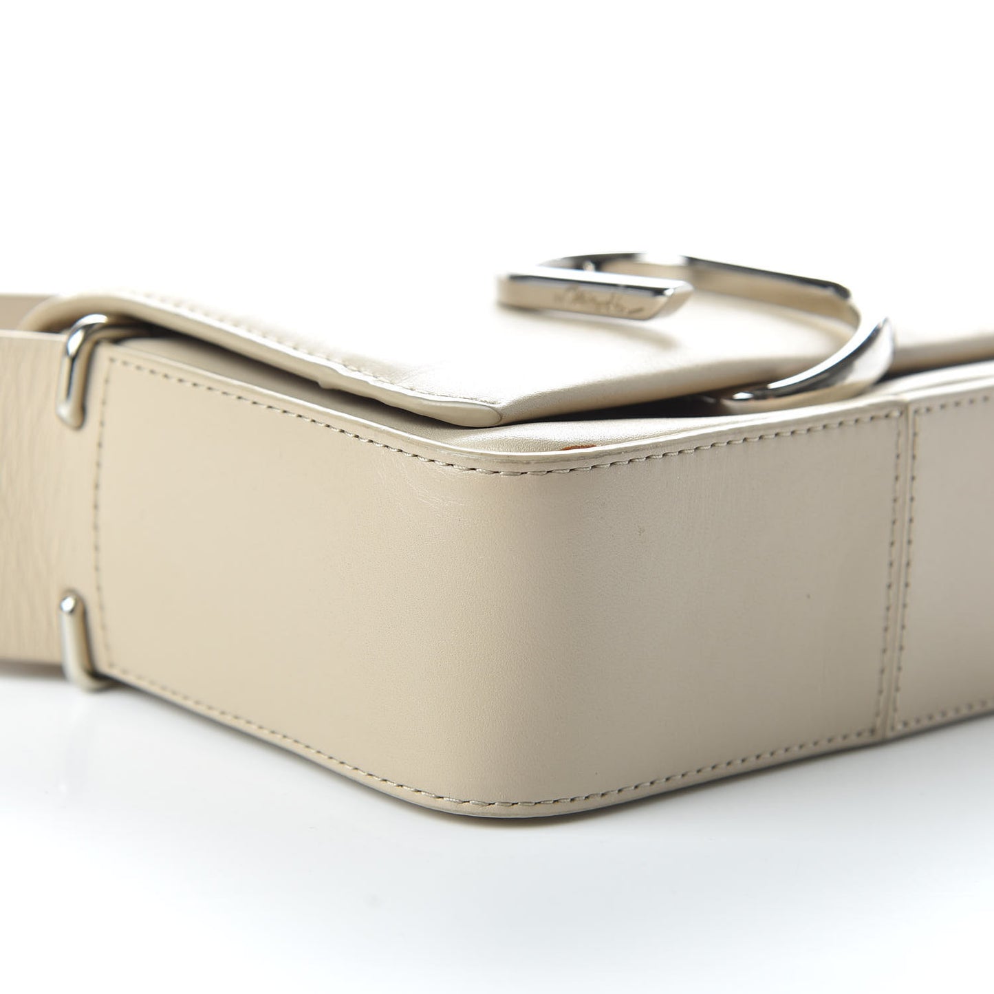 Calfskin Mini Alix Crossbody Bag Off White