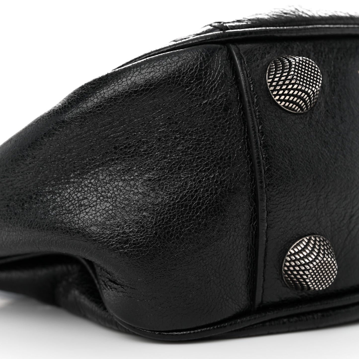 Agneau Arena Small Le Cagole Shoulder Bag Black