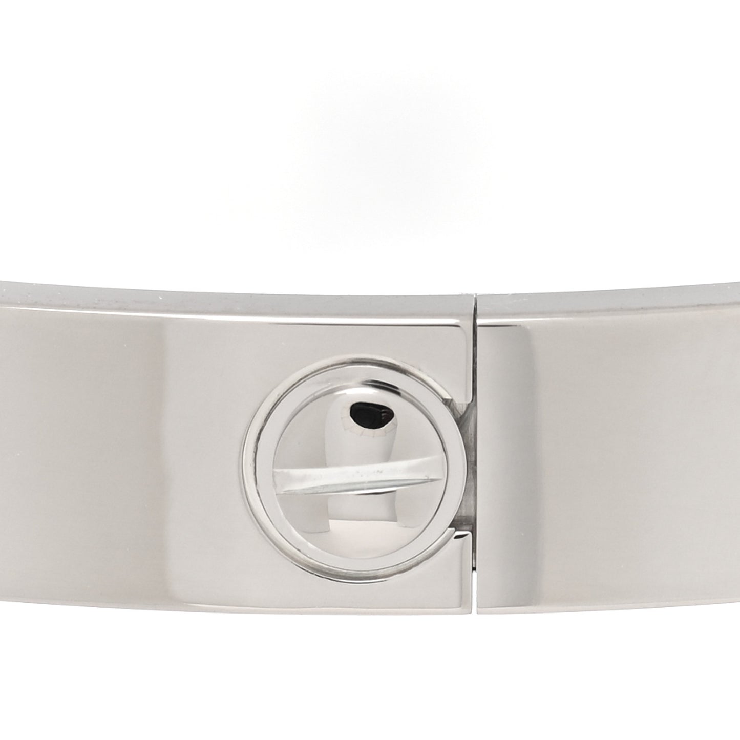 18K White Gold LOVE Bracelet 17