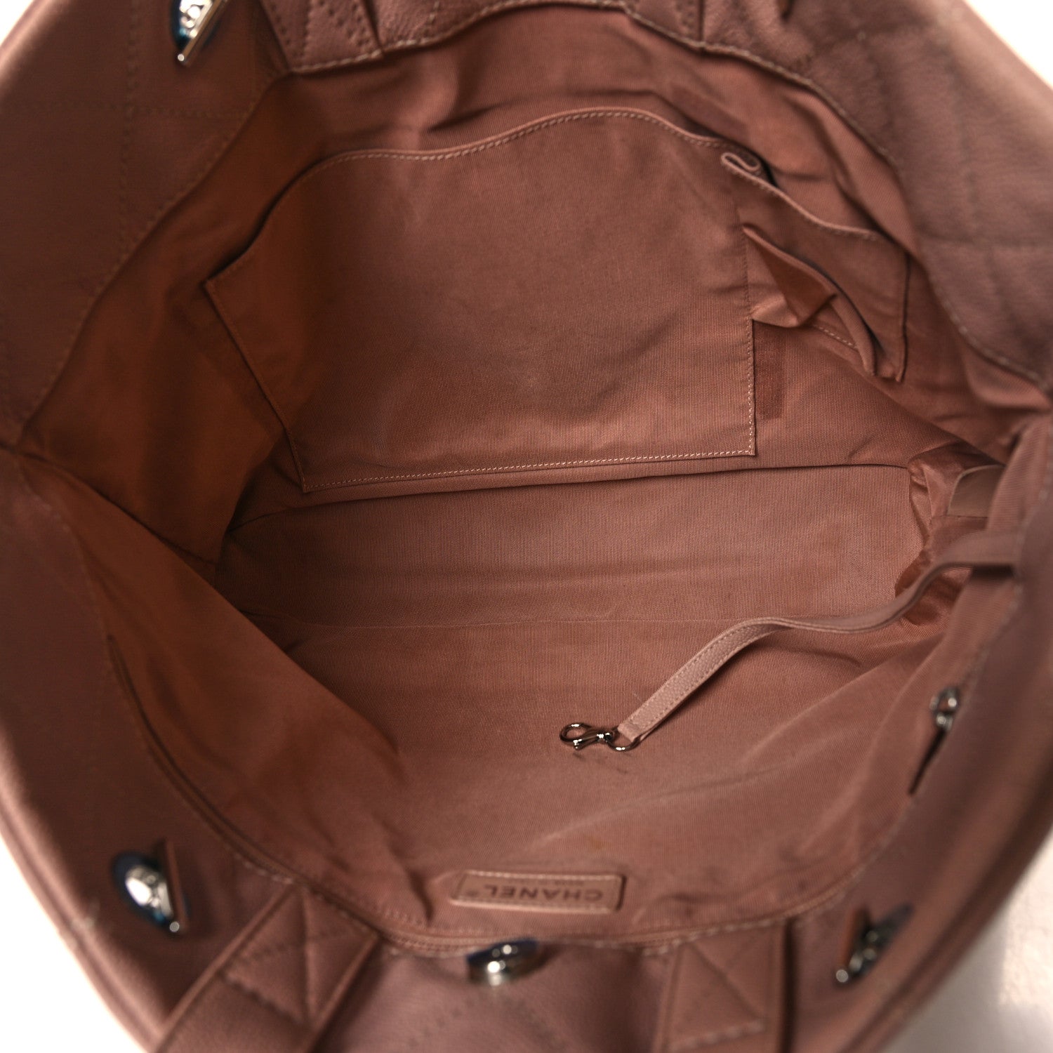 Chanel Caviar Quilted Shopping Tote Pink 5 of 11