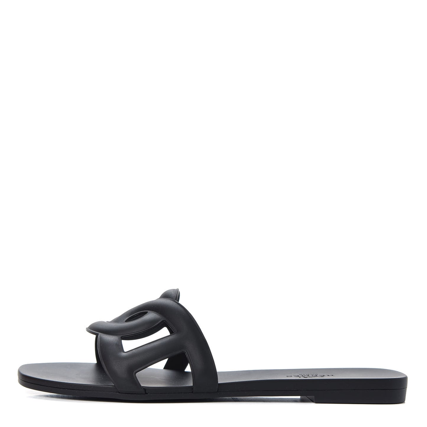 Rubber Aloha Sandals 37 Black