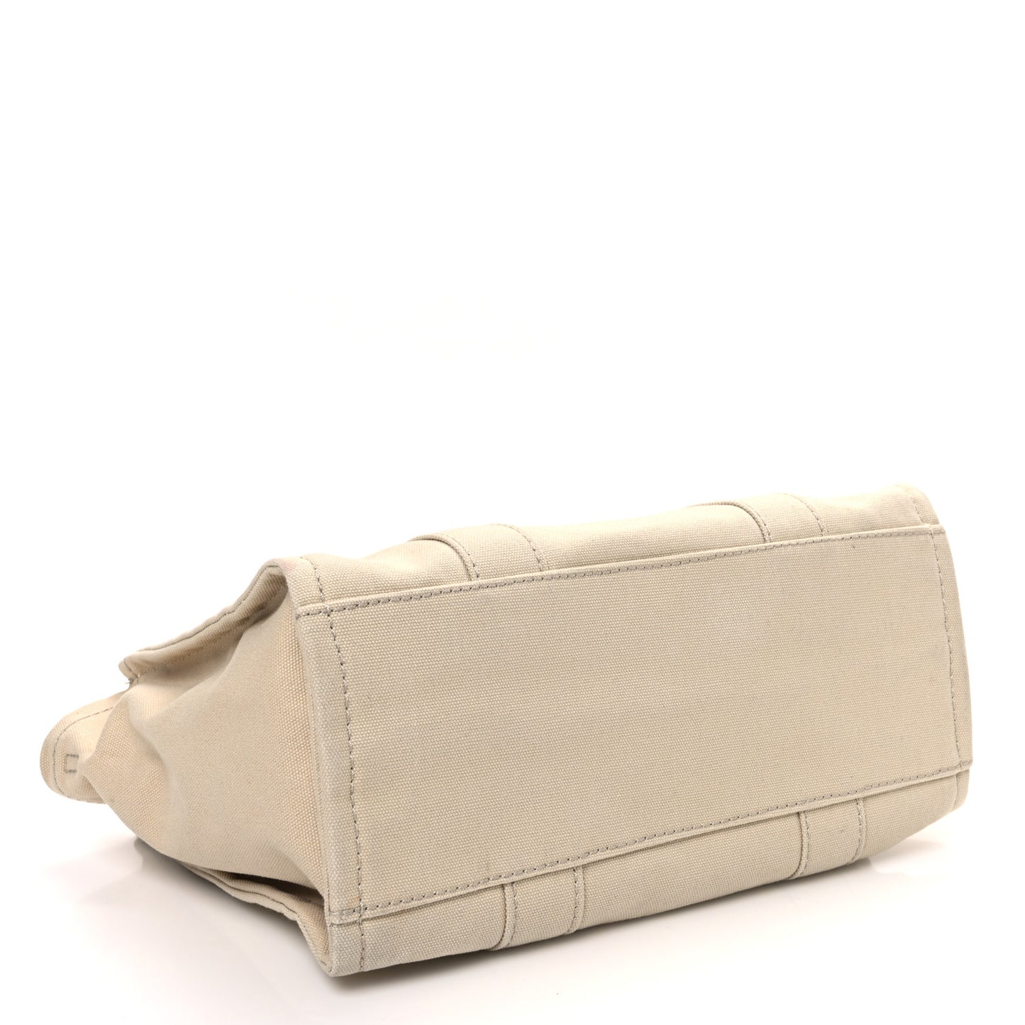 Cotton Canvas Medium The Tote Bag Beige