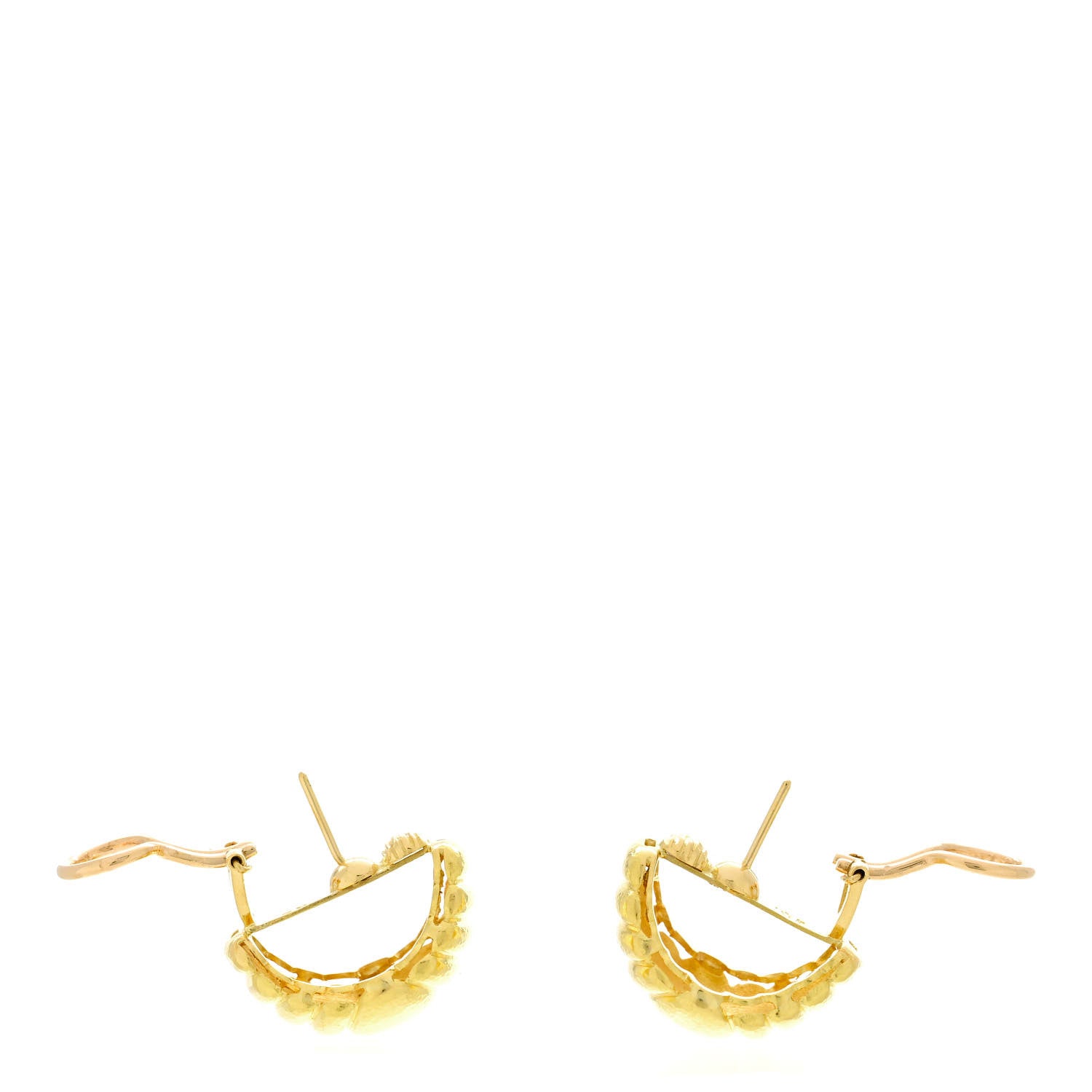 Elizabeth Locke 19K Yellow Gold Convertible Ear Clip Earrings 3 of 4