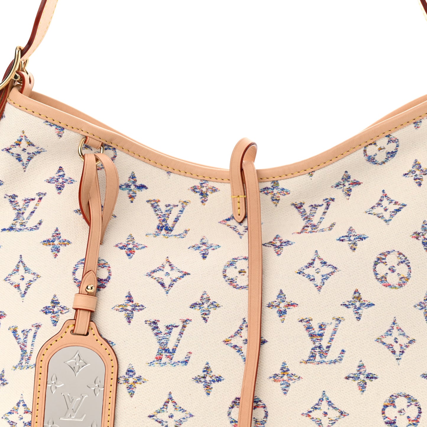 Monogram Jacquard CarryAll PM Multicolor Beige