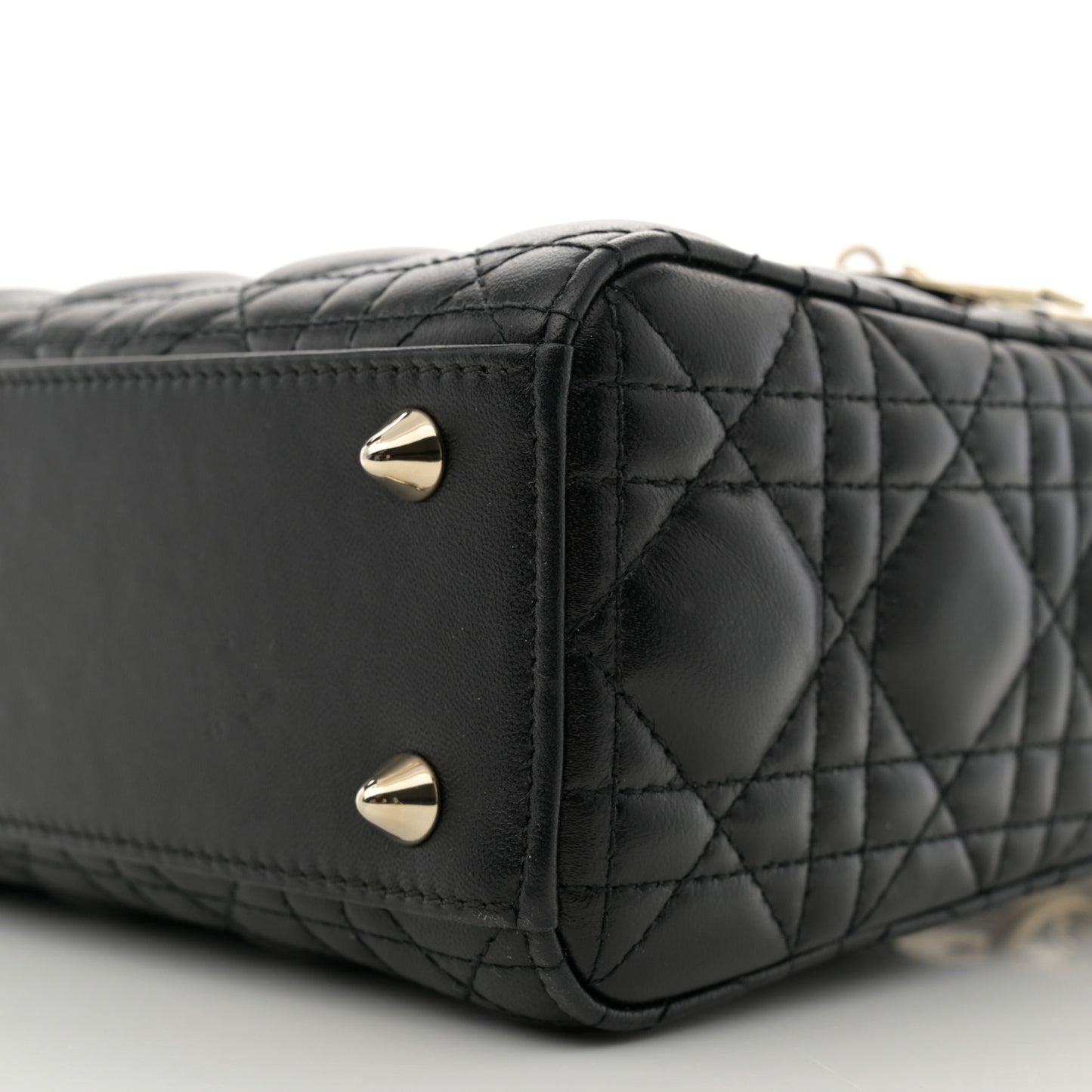 Lambskin Cannage Small My ABCDior Lady Dior Black