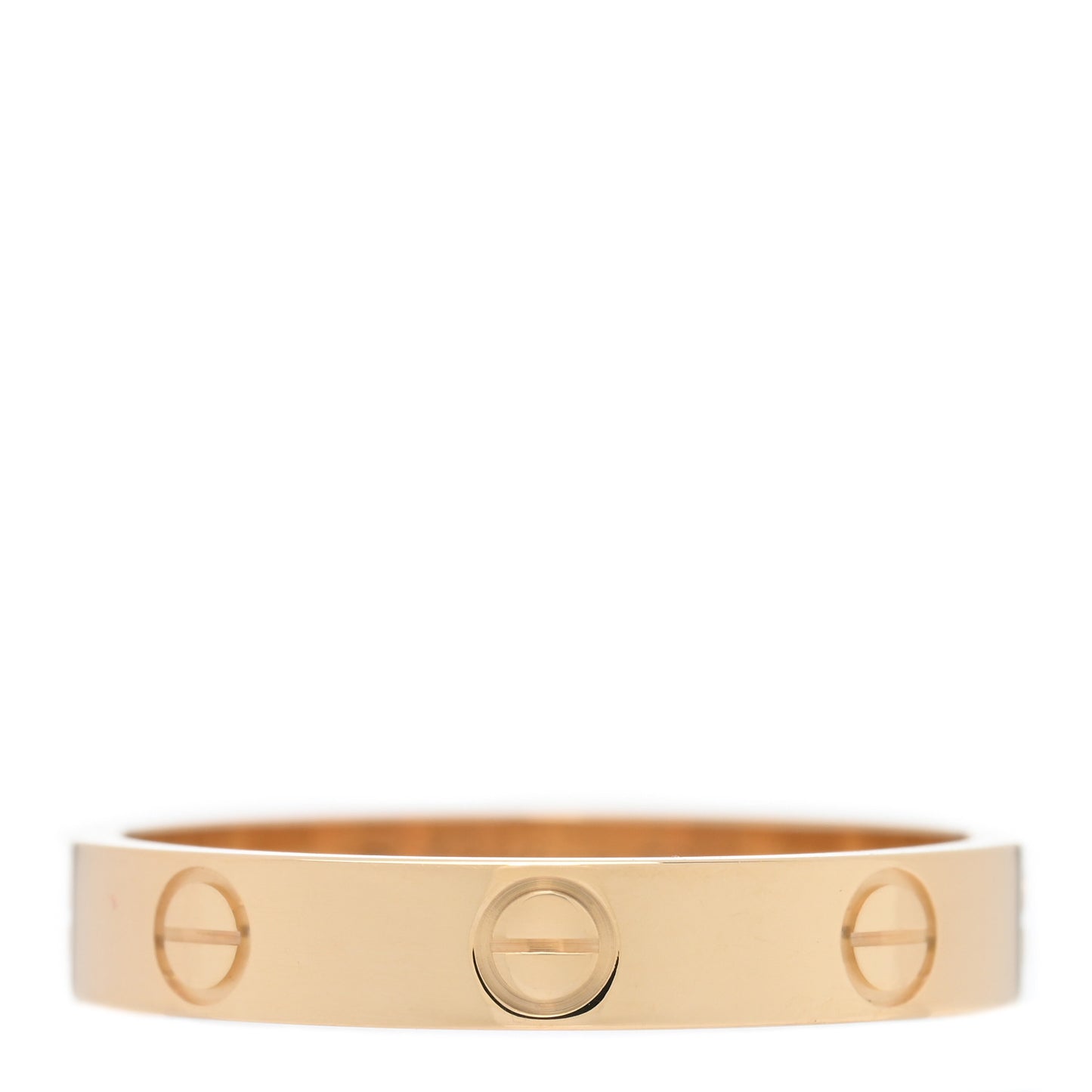18K Yellow Gold 3.5mm LOVE Wedding Band Ring 58 8.25
