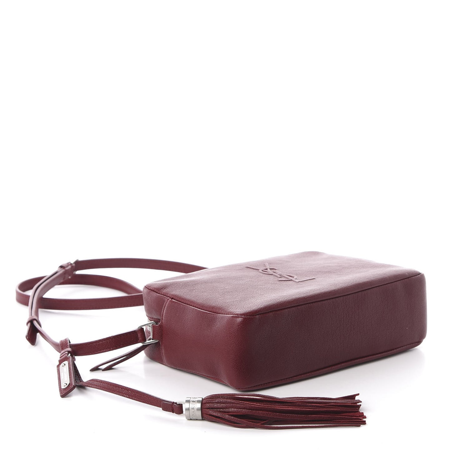 Calfskin Monogram Small Lou Camera Bag Lipstick Red