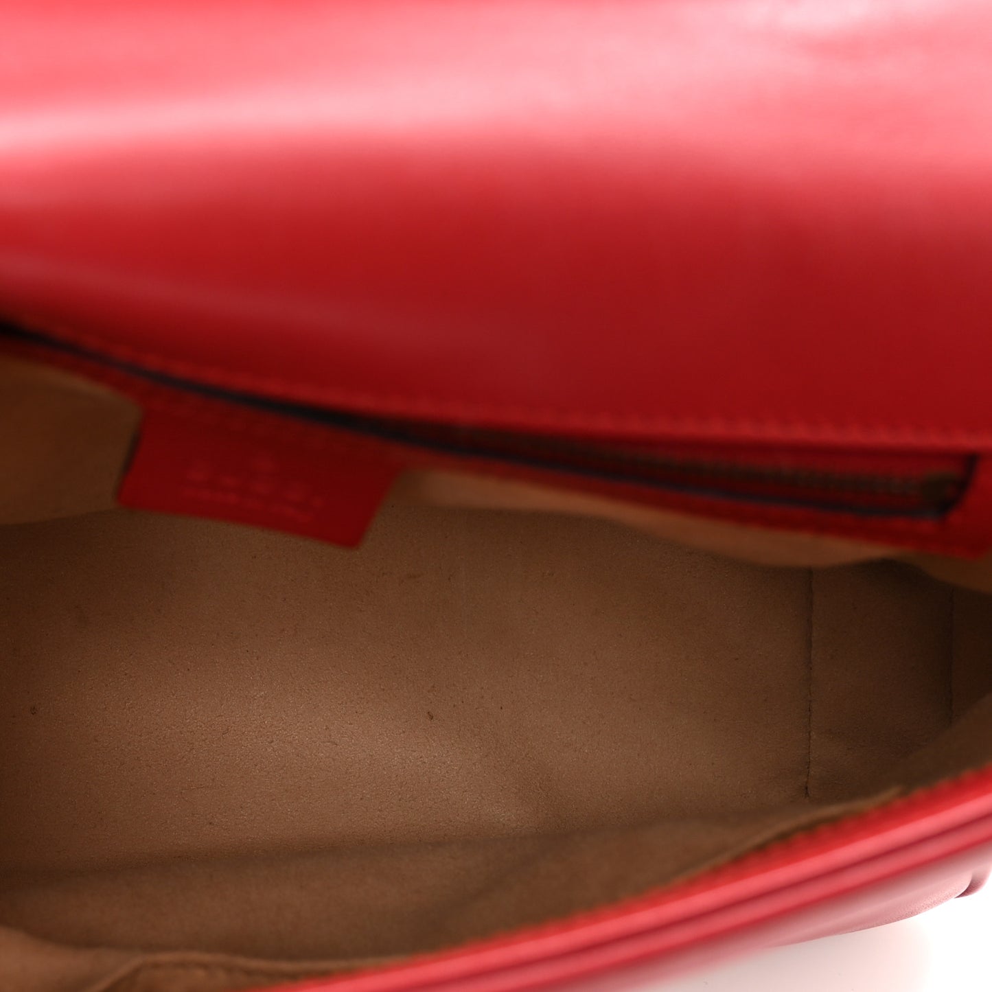 Calfskin Matelasse Small GG Marmont Top Handle Shoulder Bag Hibiscus Red