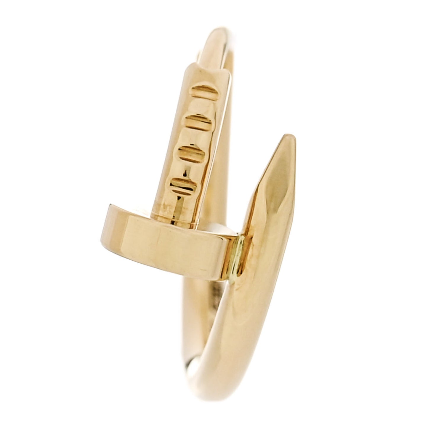 18K Yellow Gold Juste Un Clou Single Hoop Earring