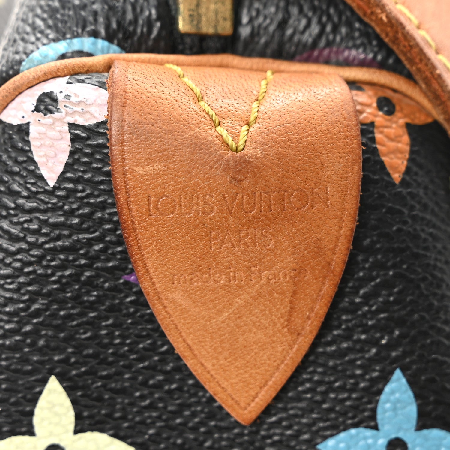 Louis Vuitton Monogram Multicolor Speedy 30 Black 6 of 9