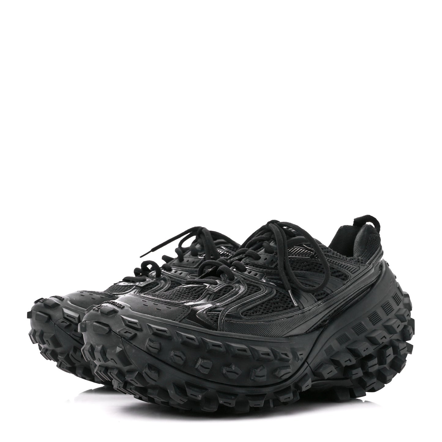 Mesh Nylon Mens Bouncer Sneakers 42 Black