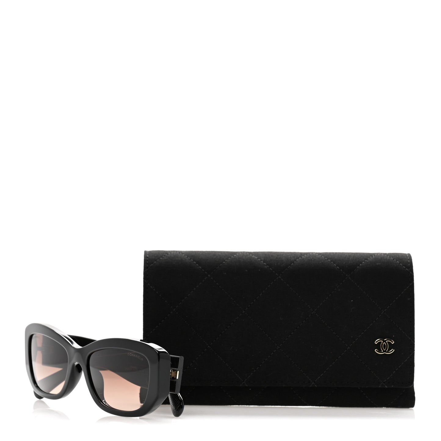 Acetate Rectangle Sunglasses 5493 Black Brown