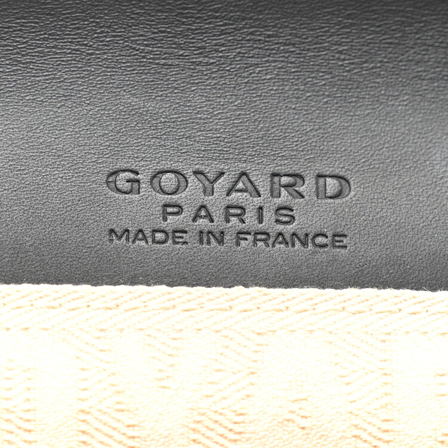 Goyardine Monte Carlo Bois Clutch Black