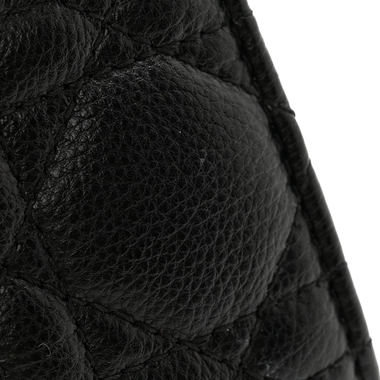 Grained Calfskin Supple Cannage Caro Dahlia Wallet Black