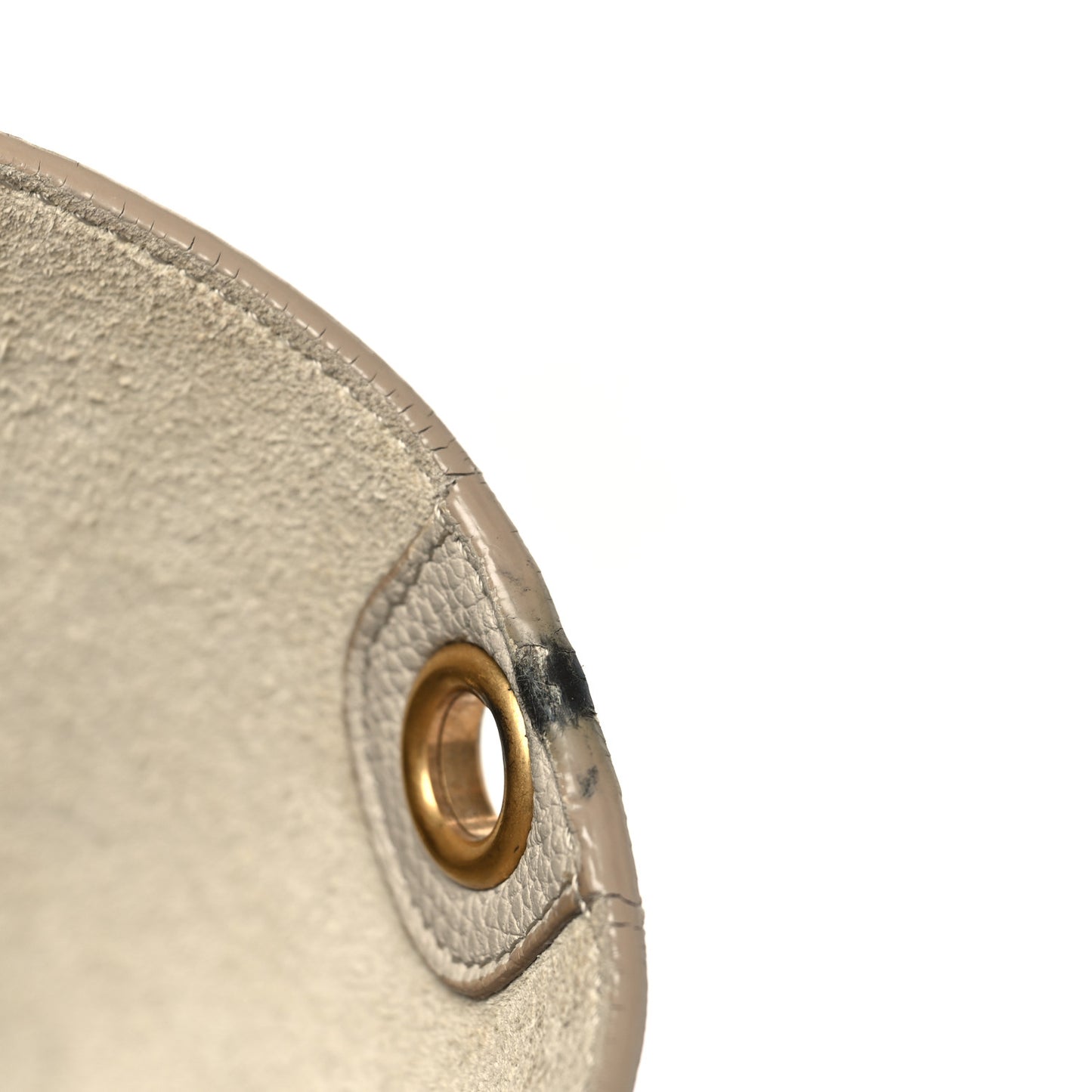 Soft Grained Calfskin Small Sangle Bucket Bag Light Taupe