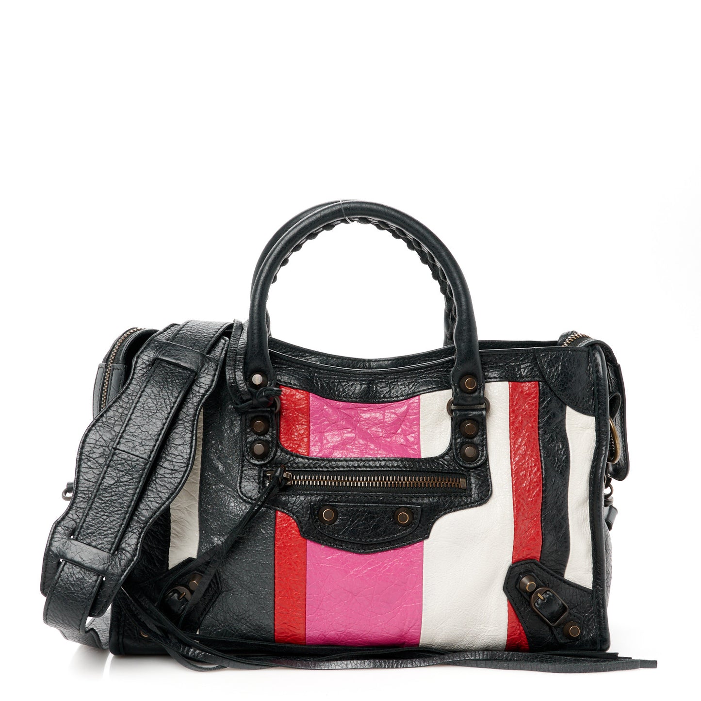 Agneau Arena Multicolore Classic Hardware S City Rose Gris White Black Rouge